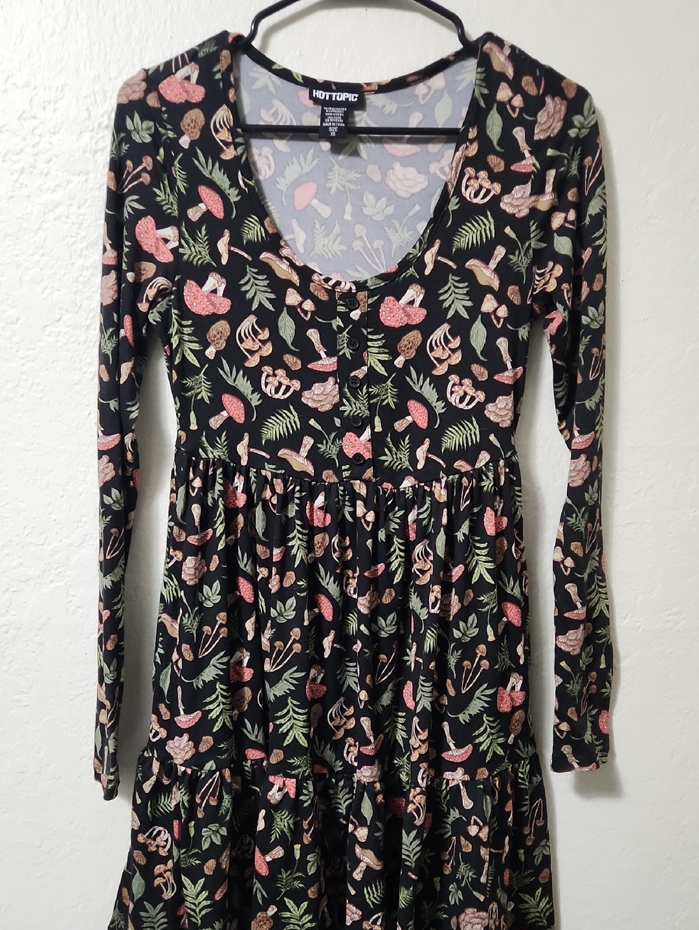 Botanical Mushroom Dress